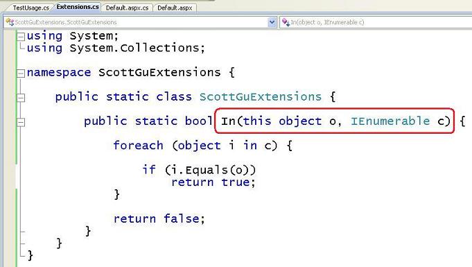 Simple Example of Extension Methods in C#