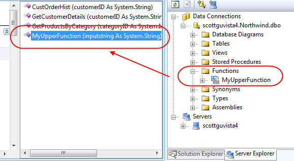 Dbml execute stored procedure with parameters