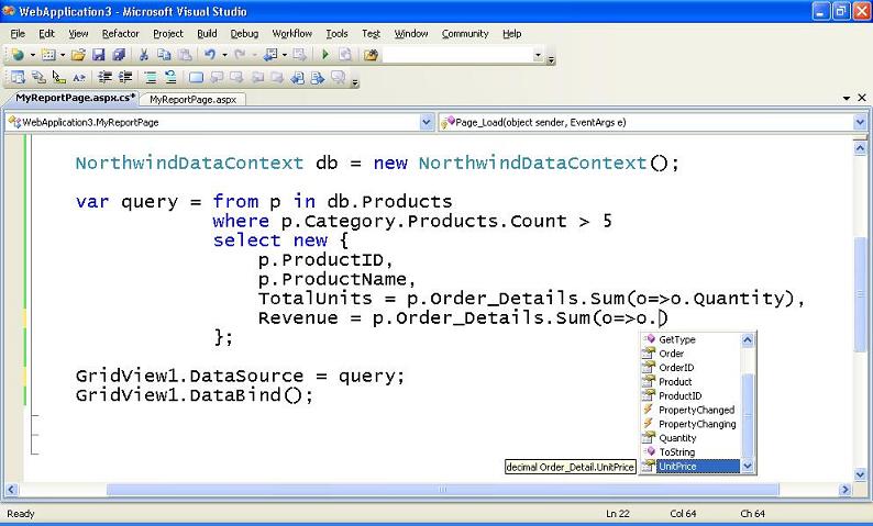 Visual Studio 2008 beta版初览
