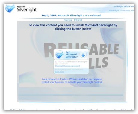 how to open silverlight with firefox