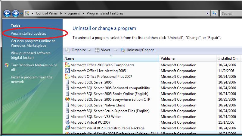 vs2005 service pack 2 download