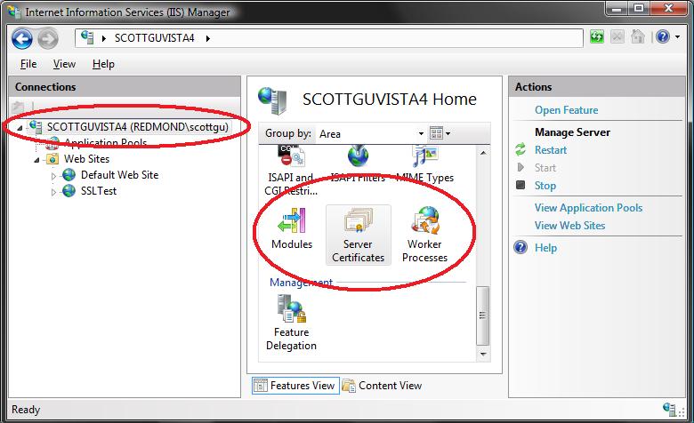 Enable Ssl Iis7 Windows Vista