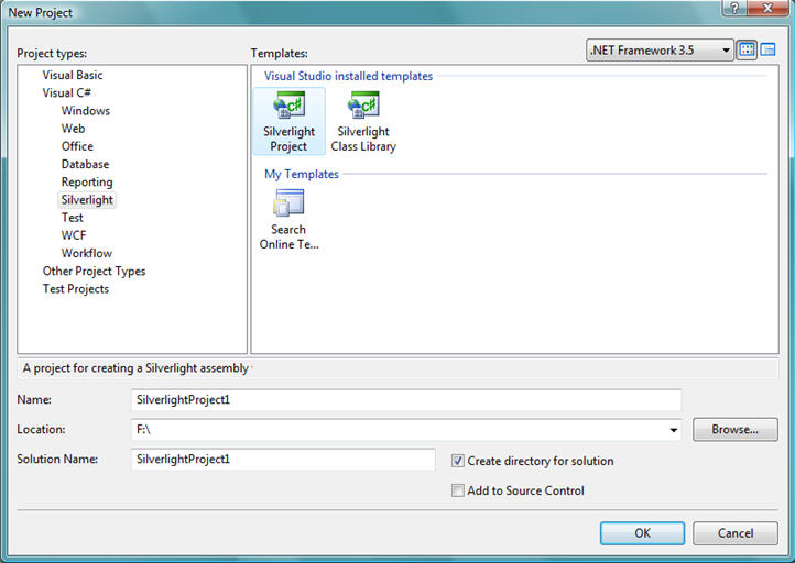 Visual Studio 2008 的 Silverlight 1.1 Tools Alpha 可以下载了